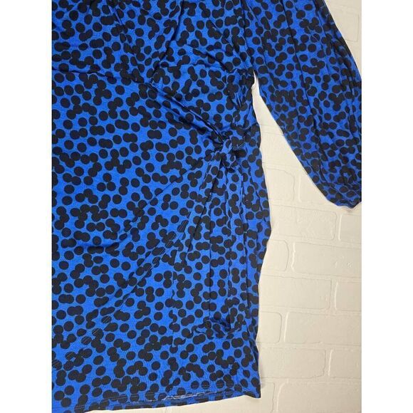 Ava & Viv Faux Wrap side tie Dress 3X - Picture 3 of 5